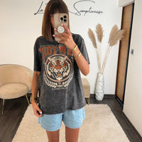 T-SHIRT GRIS TIGER - La Petite Somptueuse