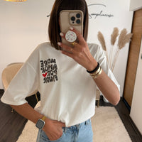 T - SHIRT MORE AMOR LEOPARD - La Petite Somptueuse
