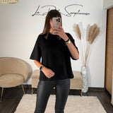 T - SHIRT NOIR ADEN - La Petite Somptueuse