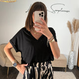 T - SHIRT NOIR NAEL - La Petite Somptueuse