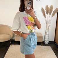 T - SHIRT SLOW LIVING LIFE - La Petite Somptueuse