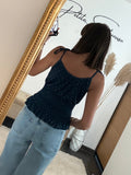 TOP A POIS MARINE ENZO - La Petite Somptueuse