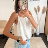 TOP BLANC MAEL - La Petite Somptueuse