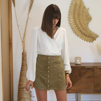 TOP BLANC NATHANAEL - La Petite Somptueuse