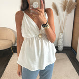 TOP BLANC SOLEIL - La Petite Somptueuse
