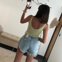 TOP JAUNE LUREX - La Petite Somptueuse