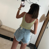 TOP JAUNE LUREX - La Petite Somptueuse