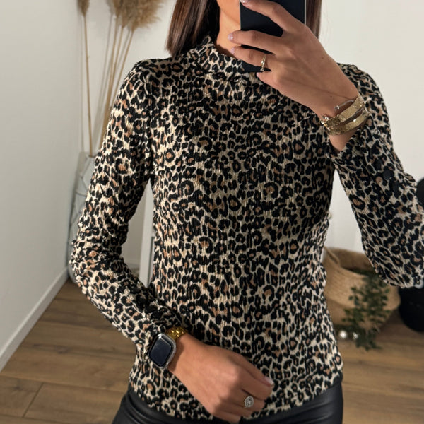 TOP LEOPARD EVY - La Petite Somptueuse