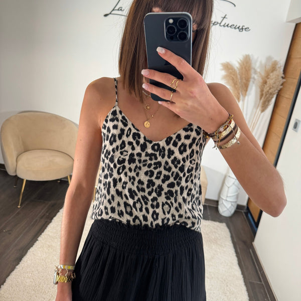 TOP LEOPARD MAEL - La Petite Somptueuse