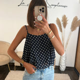 TOP MARINE A POIS MAEL - La Petite Somptueuse