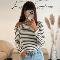 TOP MARINIERE ELLY - La Petite Somptueuse