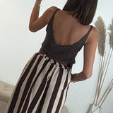 TOP MARRON LUREX - La Petite Somptueuse