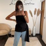 TOP NOIR RUBAN - La Petite Somptueuse