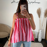 TOP ROSE RAYE GUENA - La Petite Somptueuse