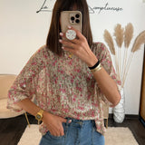 TOP SEQUINS ROSE - La Petite Somptueuse