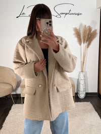 VESTE BEIGE CHARLIE - La Petite Somptueuse