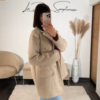 VESTE BEIGE CHARLIE - La Petite Somptueuse