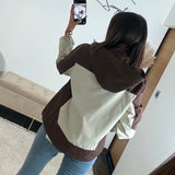 VESTE IMPERMEABLE CHOCO/BEIGE ISIA - La Petite Somptueuse