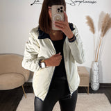 VESTE IMPERMEABLE MARINE - La Petite Somptueuse