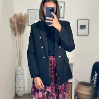 BLAZER NOIR VIANNEY - La Petite Somptueuse