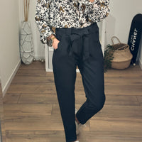 PANTALON NOIR GABY - La Petite Somptueuse