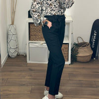 PANTALON NOIR GABY - La Petite Somptueuse