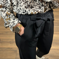 PANTALON NOIR GABY - La Petite Somptueuse