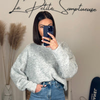 PULL GRIS COSY - La Petite Somptueuse