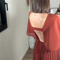 Robe Alila rouge corail – Maison Lou Robe Alila rouge corail – Maison Lou
