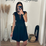 ROBE NOIRE LOUISE - La Petite Somptueuse