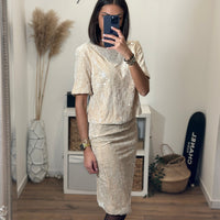 TOP BEIGE ASSIA - La Petite Somptueuse