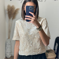 TOP BEIGE ASSIA - La Petite Somptueuse